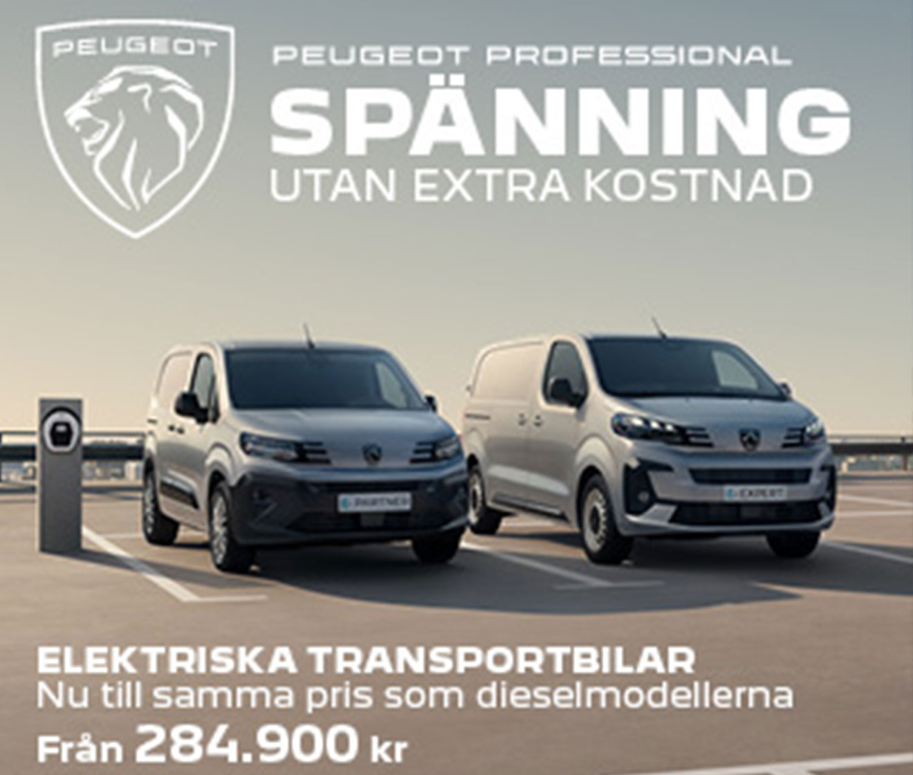 Elektriska transportbilar till samma pris som diesel